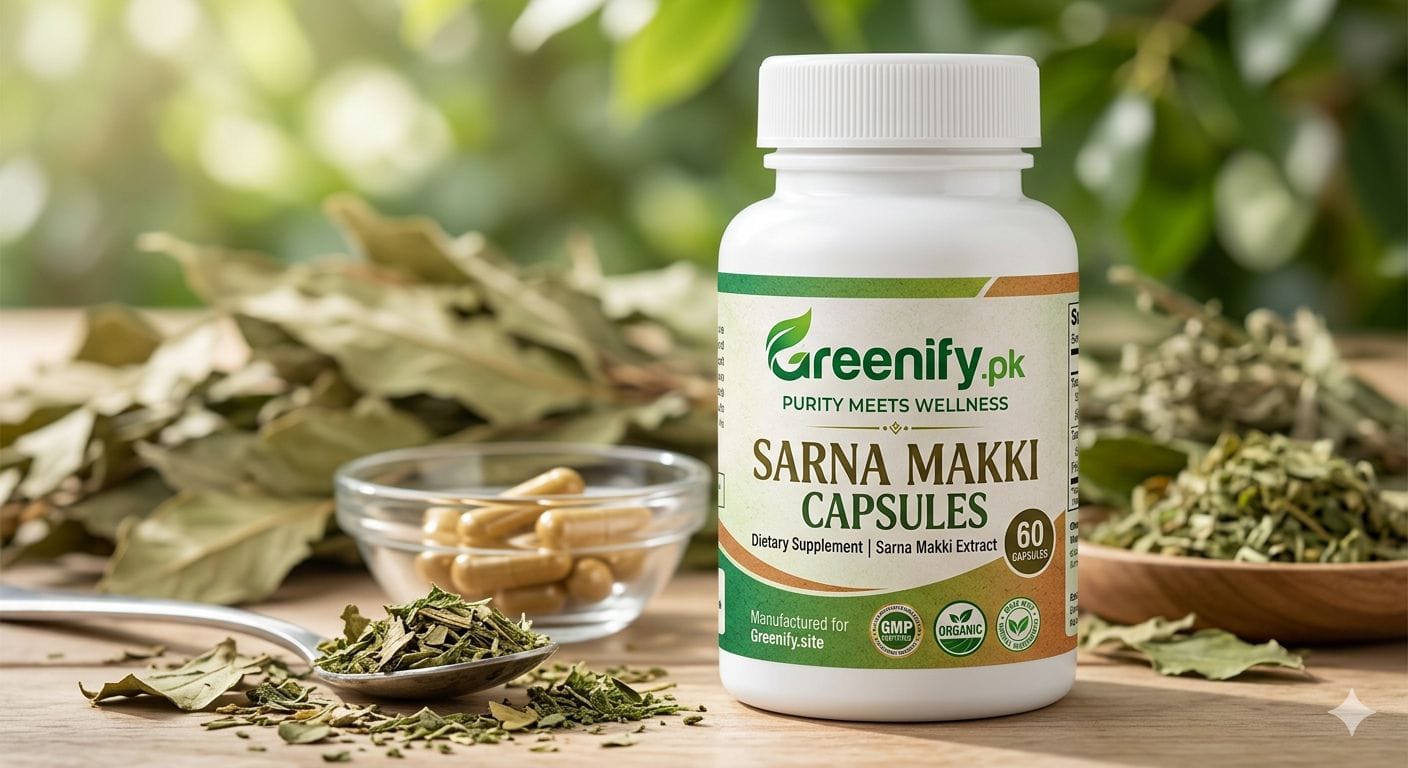 Sarna Makki Capsules – 60 Caps | Dietary Supplement | Greenify.pk