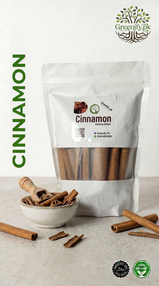 Cinnamon Sticks Darchini 250gm Organic Halal by Greenify.pk